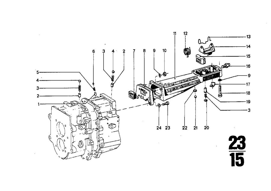 Diagram Zf S5-16 housing+attaching parts for your 2016 BMW X1   