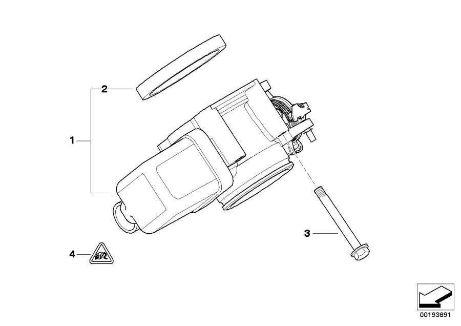 Diagram Throttle Housing Assy for your 2017 BMW M6   