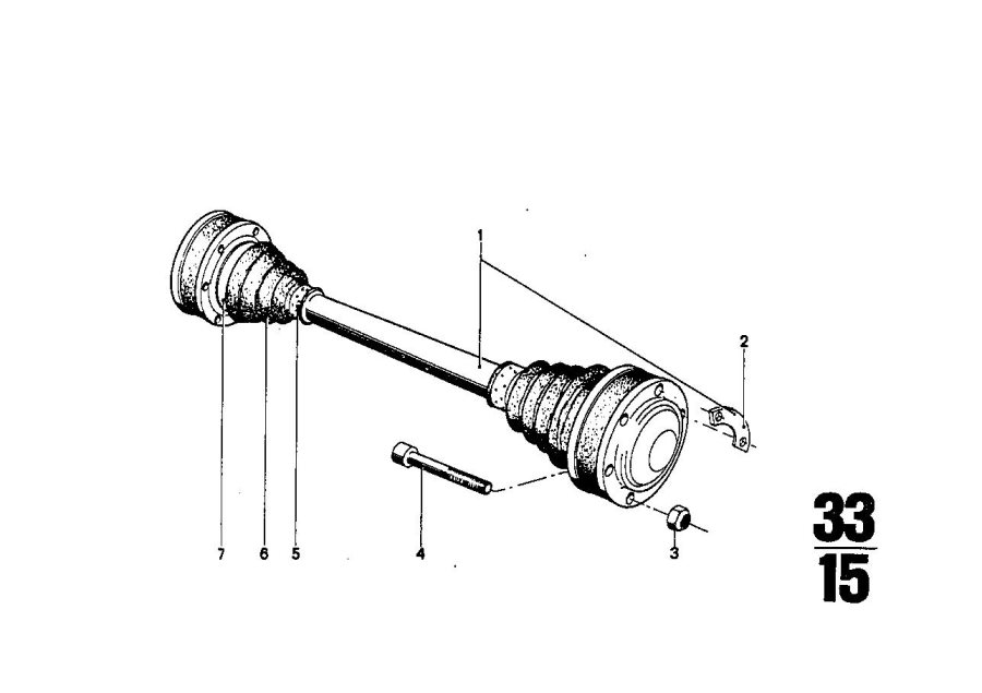 Diagram Output shaft for your 2013 BMW M6 Convertible  