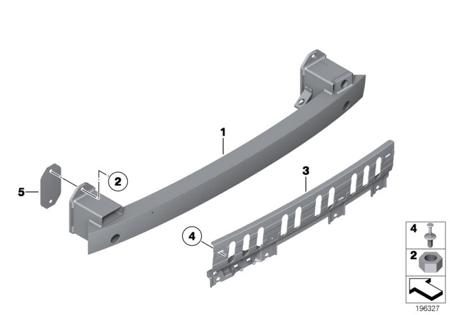 Diagram Carrier, rear for your BMW