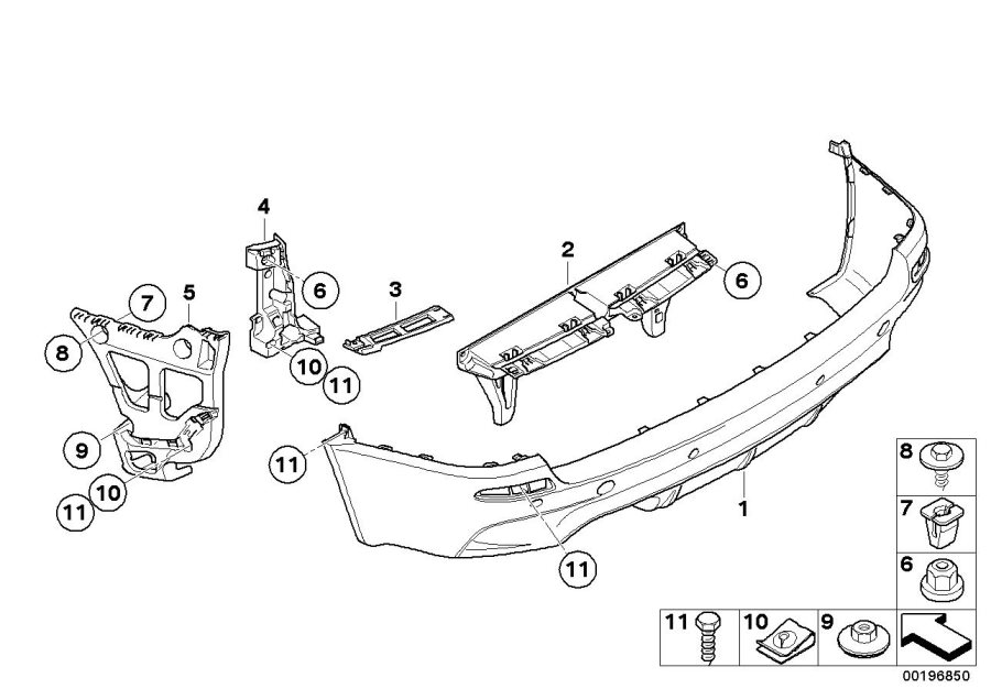 Diagram M Trim, rear for your 2022 BMW 430i Convertible  