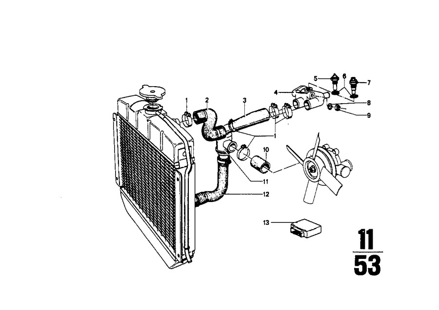 Diagram Cooling system - water hoses for your 2018 BMW X2 28iX  