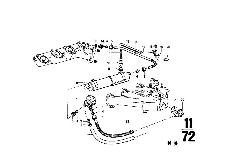 Diagram Emission control-air pump for your BMW