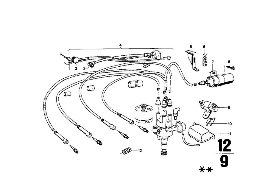 Diagram Ignition COIL/SPARK plug for your BMW