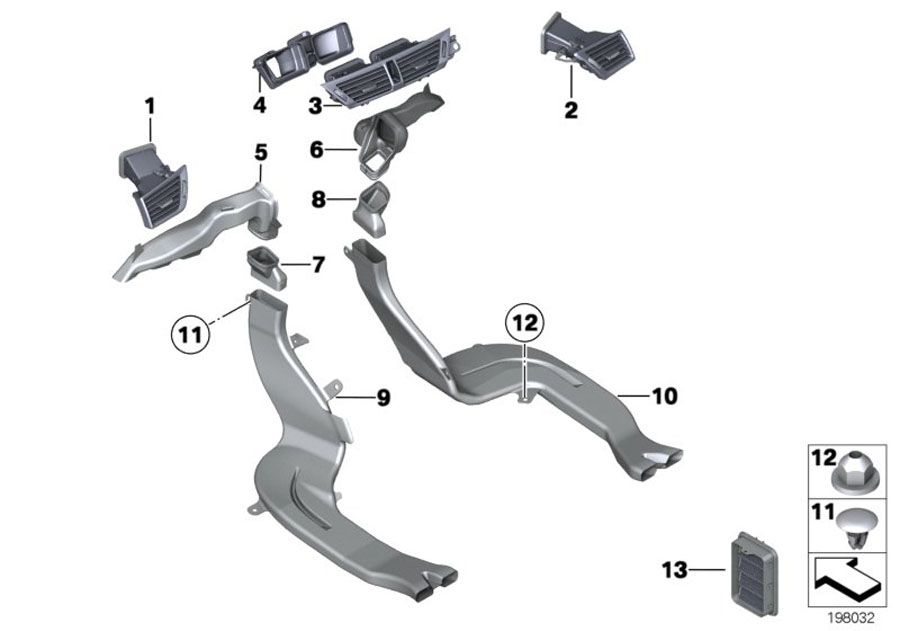 Diagram Air duct for your BMW