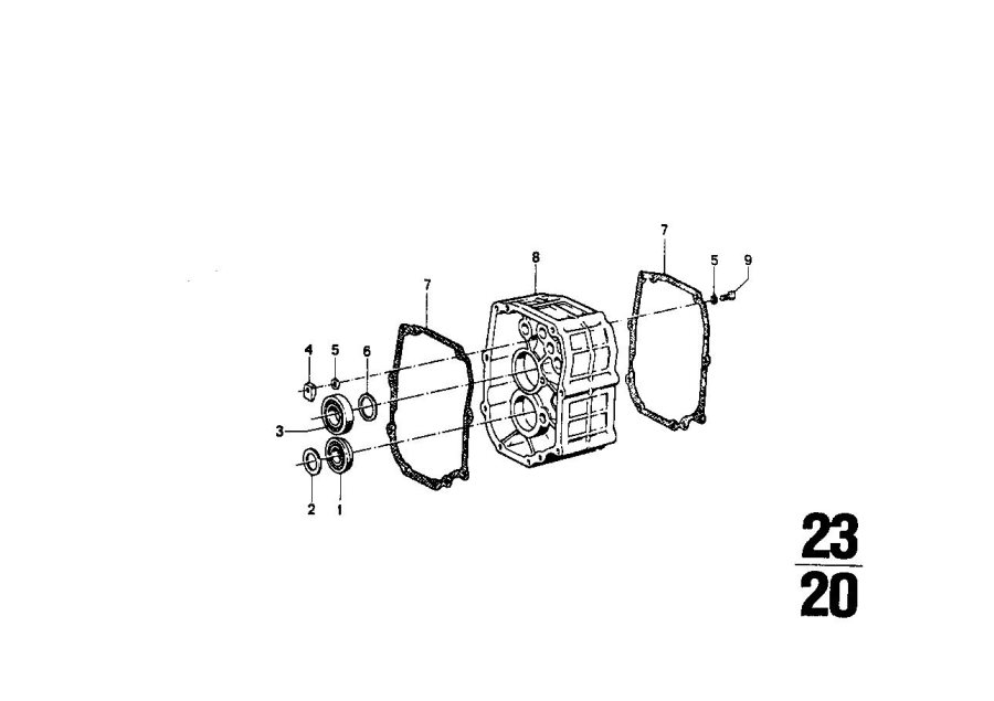 Diagram GETRAG 235 HOUSING+ATTACHING PARTS for your 2016 BMW X1   