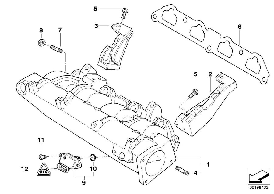 Diagram Intake manifold system for your MINI