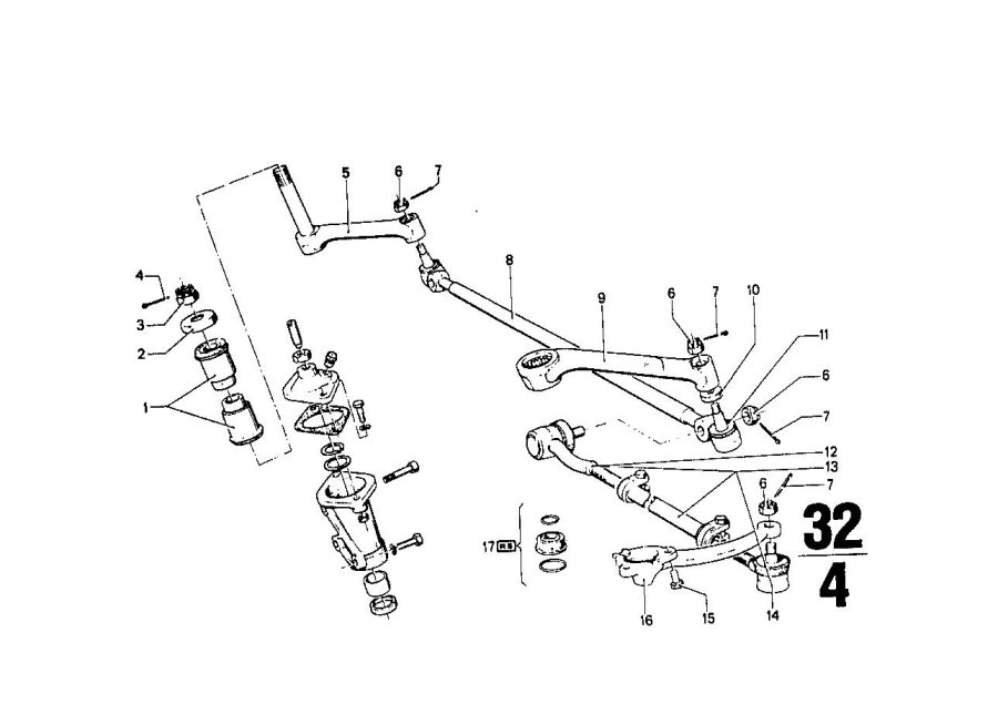 Diagram Steering LINKAGE/TIE rods for your 2020 BMW X3   