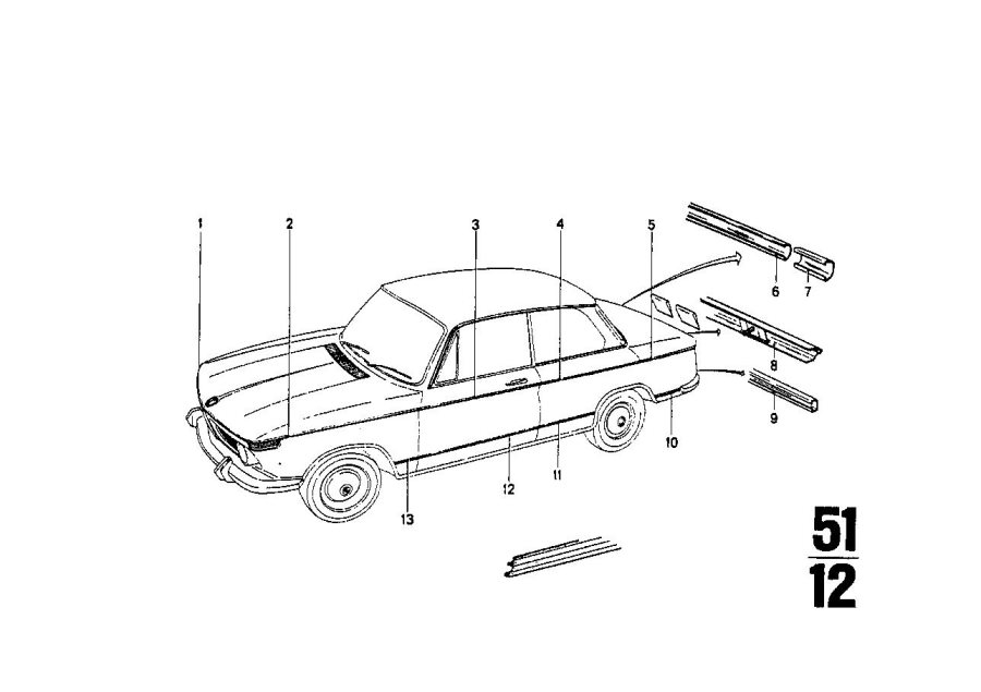 Diagram Moldings for your 2023 BMW X3  30eX 