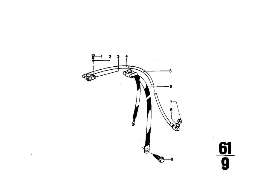 Diagram Battery CABLE/EARTH cable for your 2021 BMW 530i   