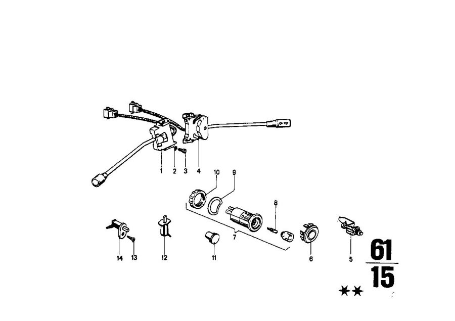 Diagram Switch for your 2021 BMW M5   