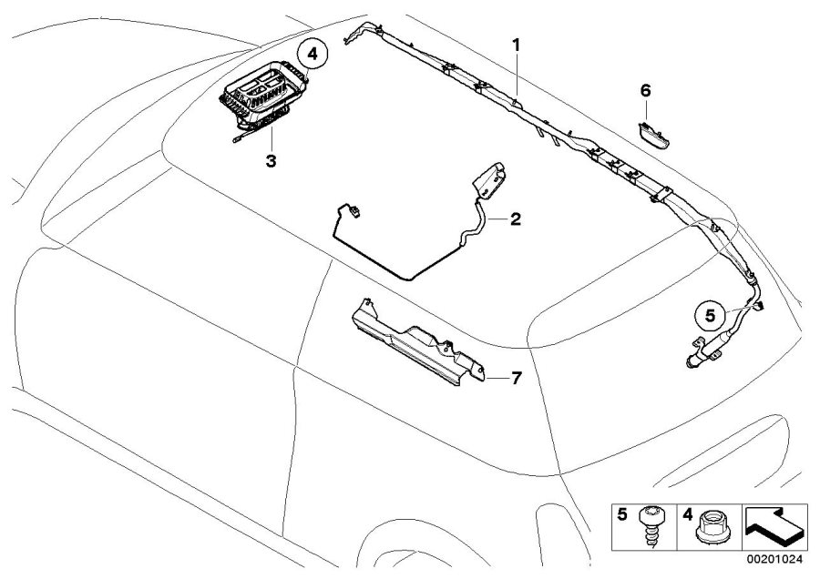 Diagram Airbag for your MINI