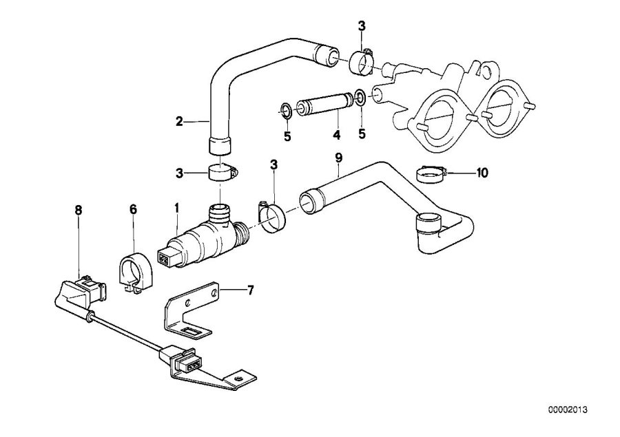 Diagram Idle regulating valve for your 2020 BMW X2   