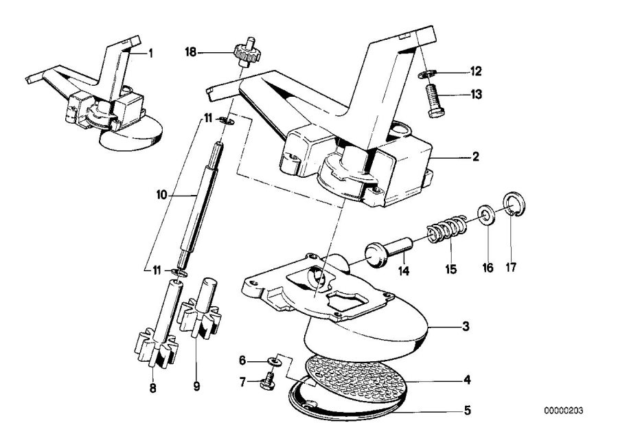 Diagram Lubrication SYSTEM/OIL pump with drive for your 2016 BMW 640iX   