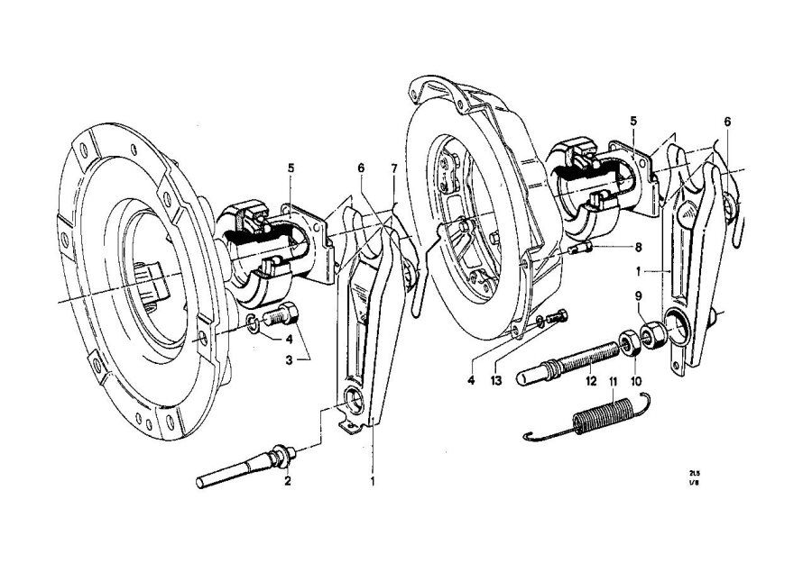 Diagram Release bearing for your BMW
