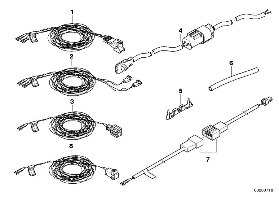 Diagram Repair cable, airbag for your BMW