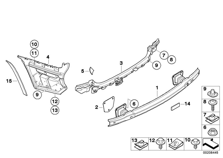 Diagram Carrier, rear for your 2010 BMW 335i   