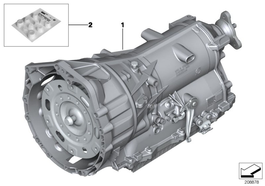Diagram Automatic transmission GA8HP45Z for your BMW