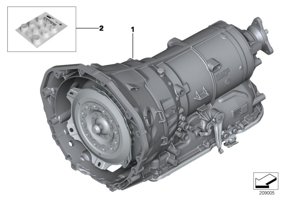 Diagram Automatic transmission GA8HP90Z for your BMW
