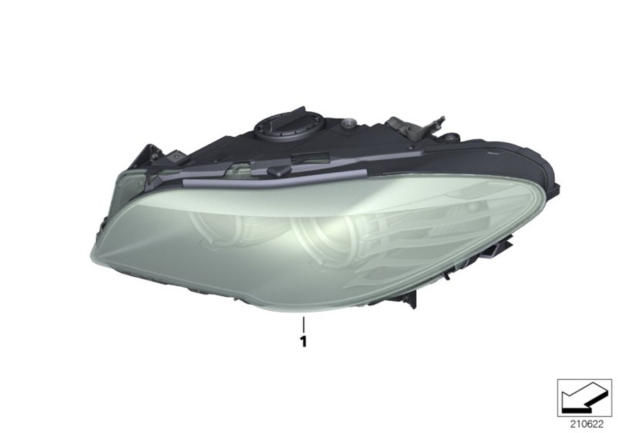 Diagram Headlight for your 2016 BMW 535i   