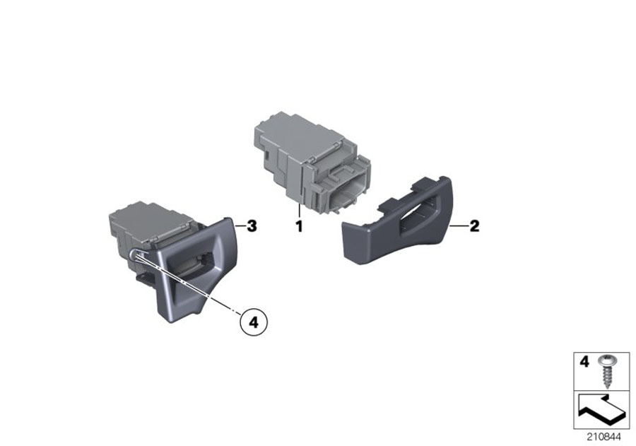 Diagram Ignition lock of remote control for your 2015 BMW M235i   