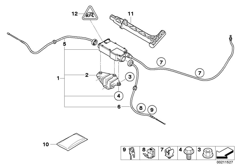 Diagram Parking BRAKE/ACTUATOR for your 2021 BMW M2 CS Racing   