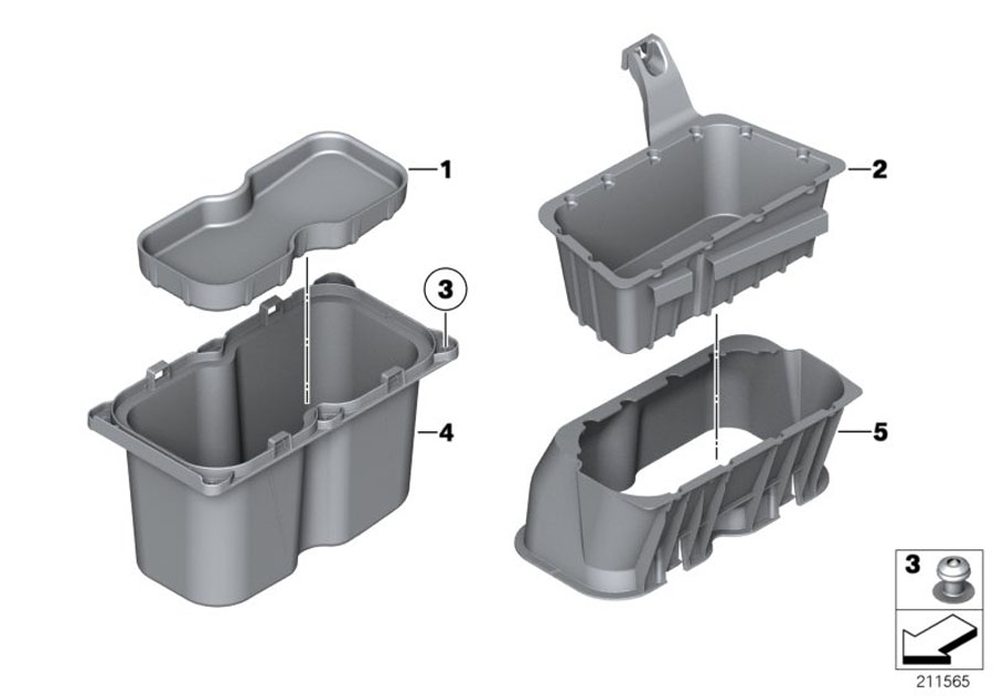 Diagram Storage surface, trunk floor for your 1995 BMW