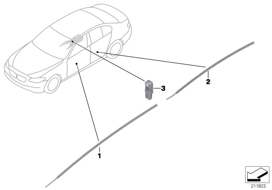 Diagram LED module / fiber-optic for your BMW