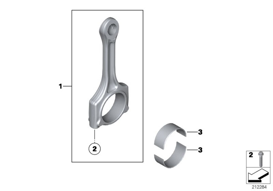 Diagram Crankshaft Connecting Rod for your MINI