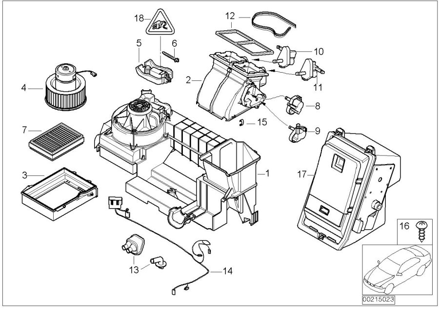 Diagram ADD.AIR CONDITIO.UNIT for your 2016 BMW M6   