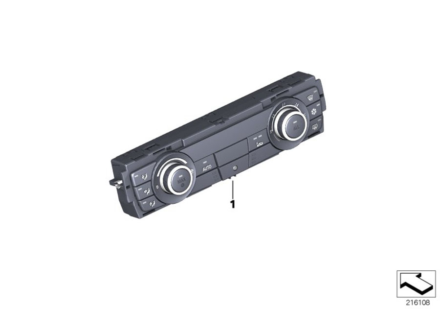 Diagram Control unit,automatic air cond.,Basis for your BMW