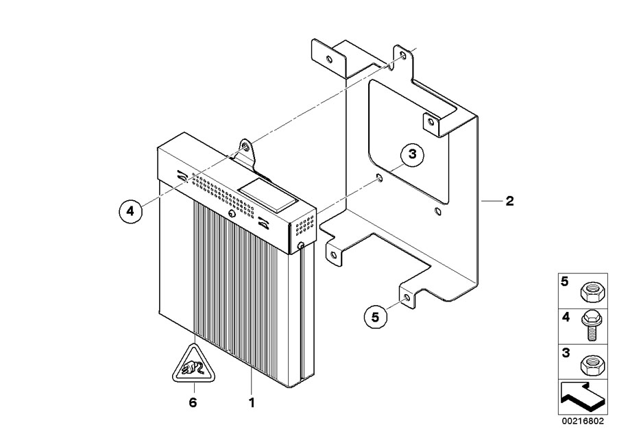 Diagram amplifier/holder Harman Kardon hifi for your MINI