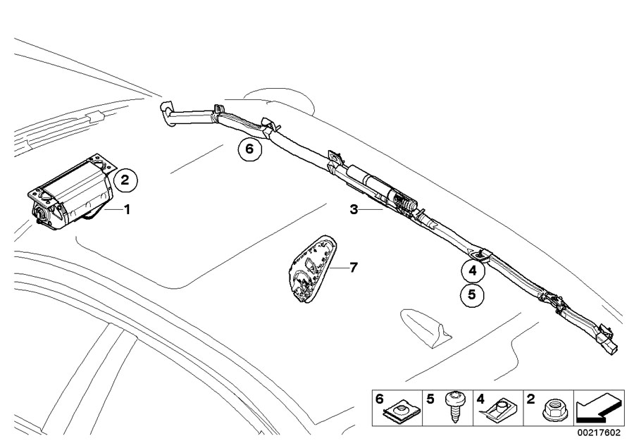 Diagram Airbag for your 2021 BMW M550iX Sedan  