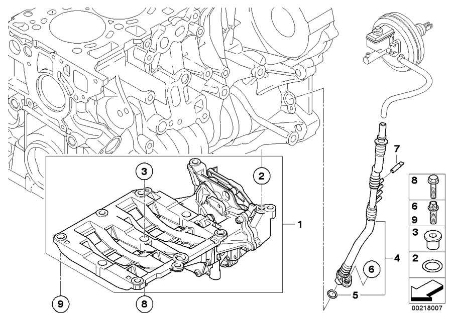 Diagram VACUUM PUMP WITH TUBES for your 1995 BMW
