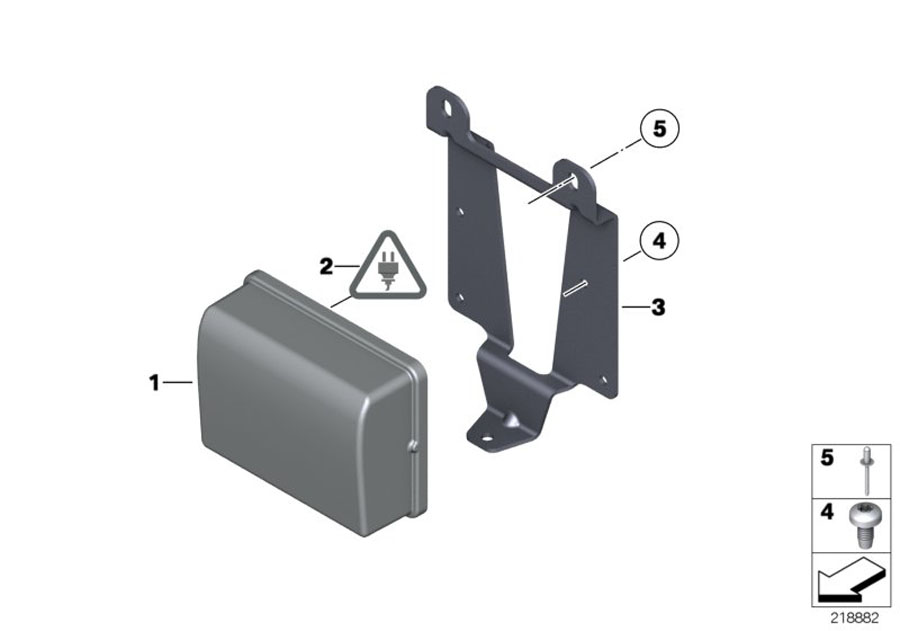 Diagram ACC-Sensor for your BMW