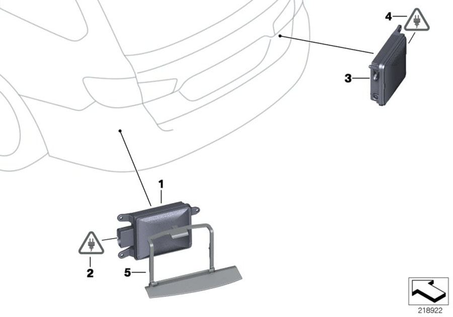 Diagram Lane-change warning for your 2015 BMW M6   