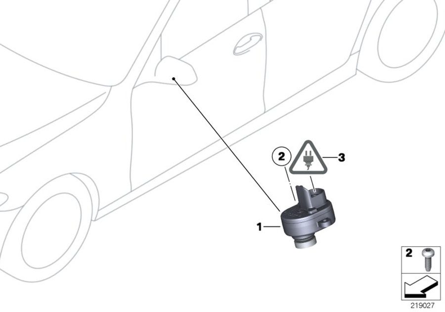 Diagram Top-view camera for your BMW