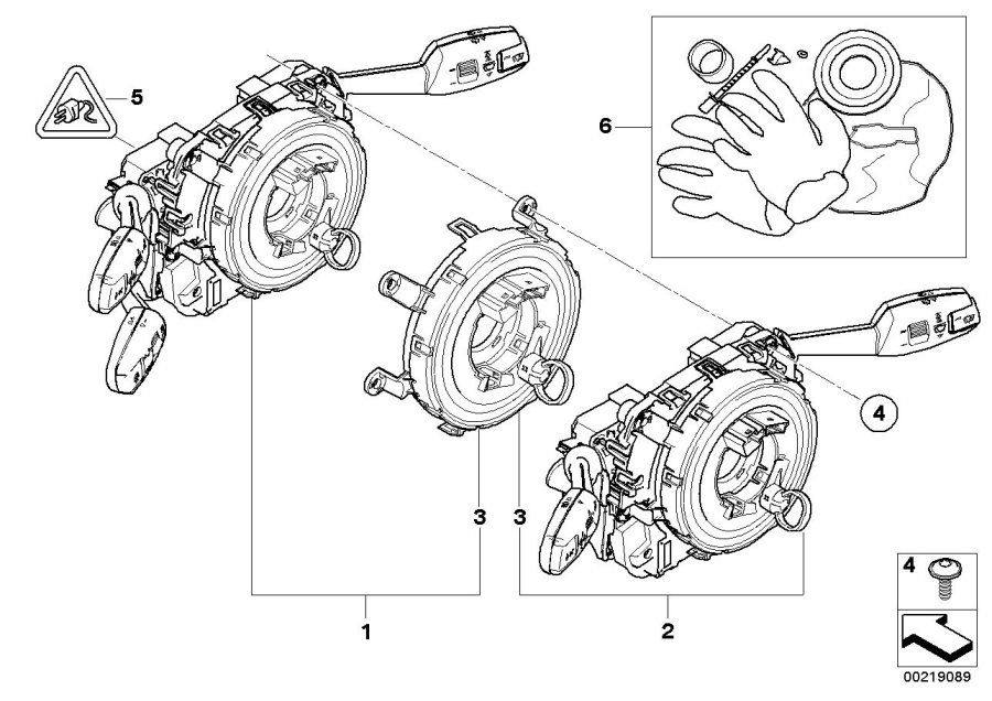 Diagram Switch unit steering column for your 2015 BMW X1   