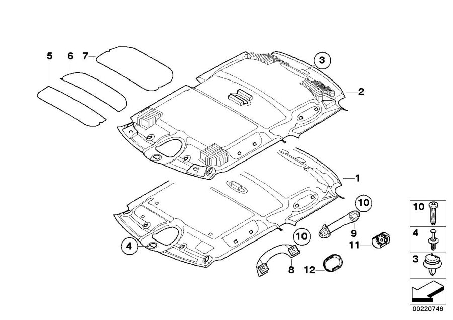 Diagram Headlining / Handle for your MINI