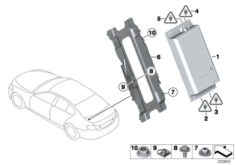 Diagram ULF module, High for your BMW