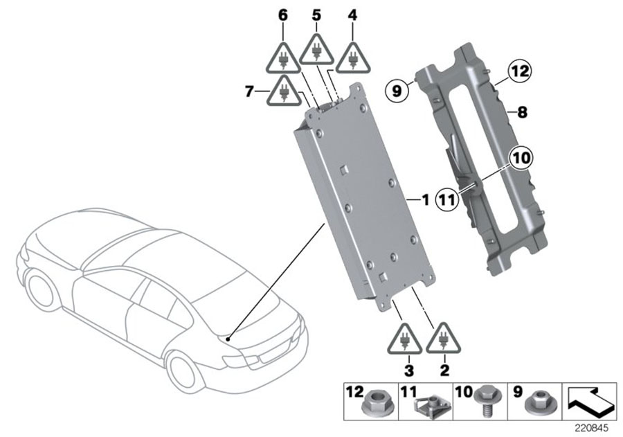 Diagram TCB for your BMW