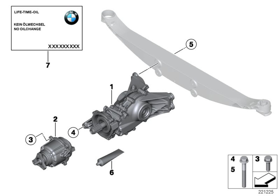 Diagram Rear-axle-drive for your MINI