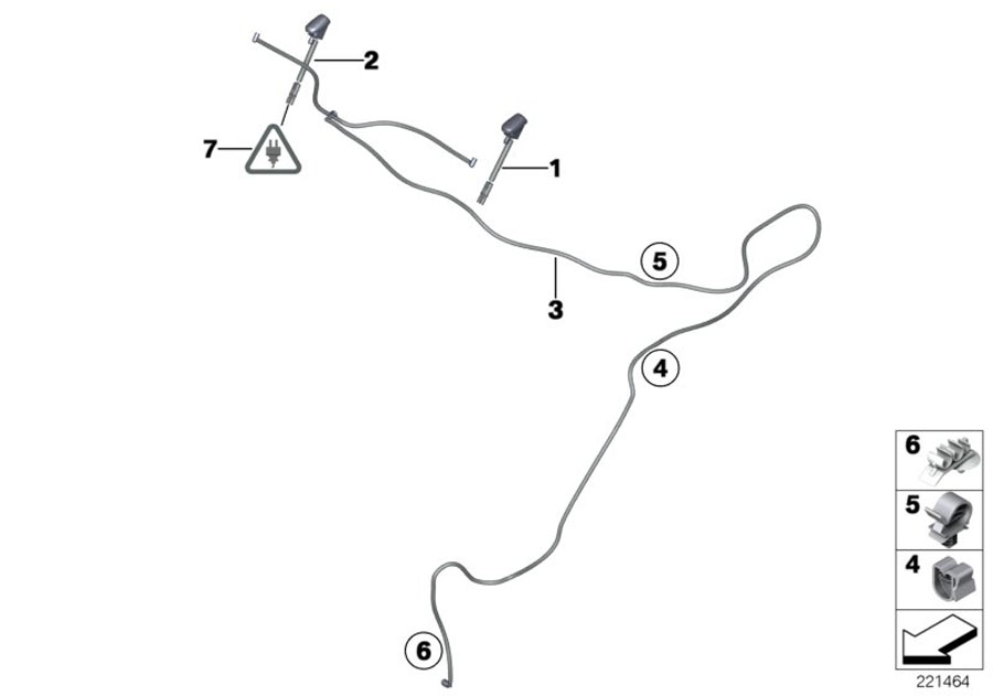 Diagram SINGLE PARTS FOR WINDSHIELD CLEANING for your MINI