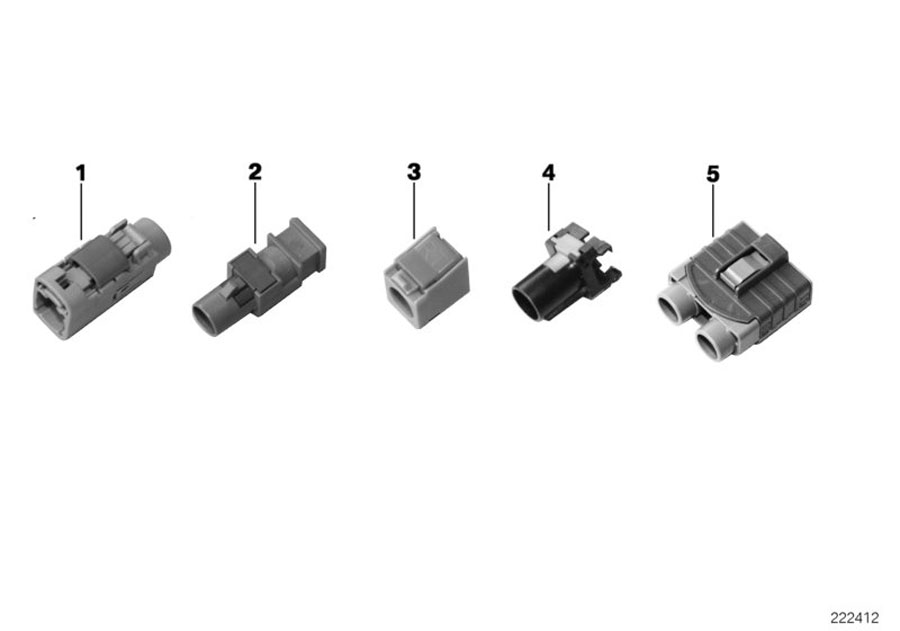 Diagram Repair parts, coaxial cable housing for your 2020 BMW 440iX   