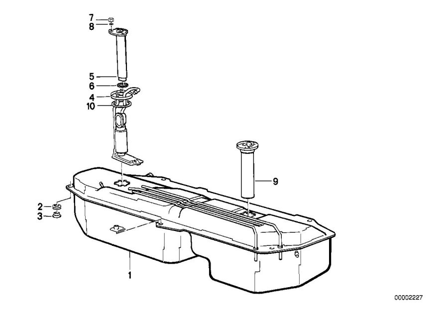 Diagram Fuel TANK/FUEL feed for your 2023 BMW X3  30eX 