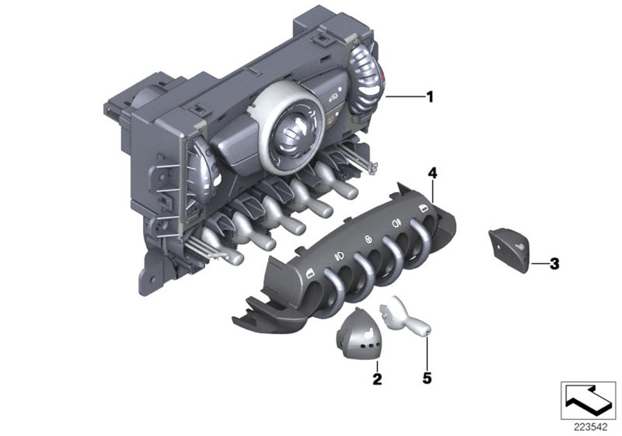 Diagram Air Conditioning Control for your MINI