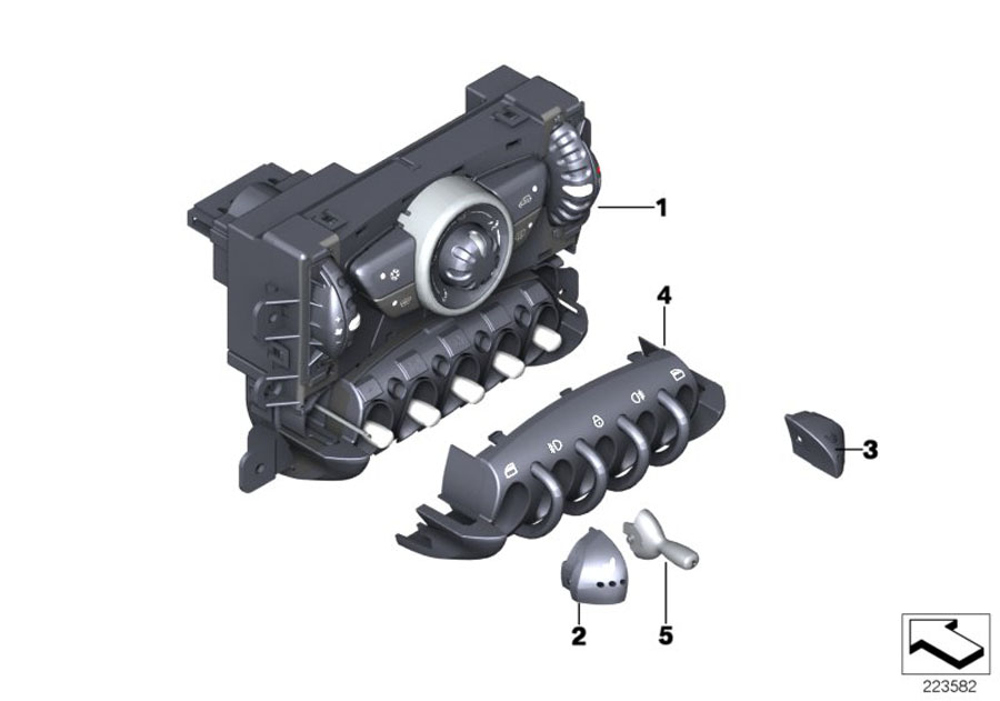 Diagram Air Conditioning Control for your MINI