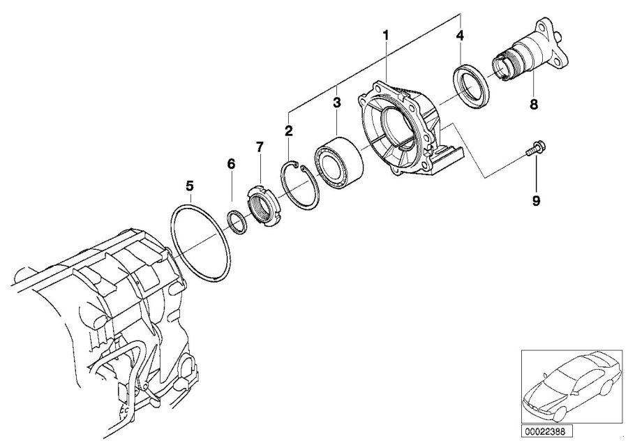 Diagram A5S325Z Output for your 2003 BMW M3 Coupe  