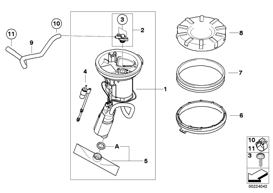 Diagram FUEL PUMP for your BMW