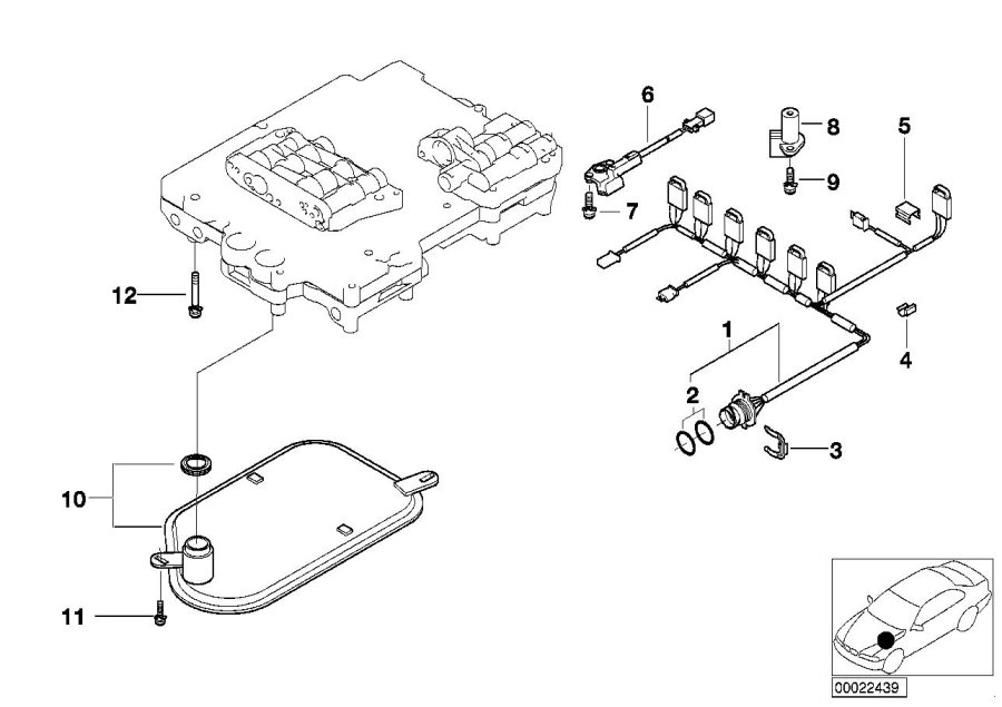 Diagram A5S325Z wiring/oil filt./pulse generator for your 2014 BMW 650iX   